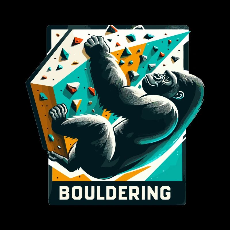 Cadeau de gorille d’escalade de bloc