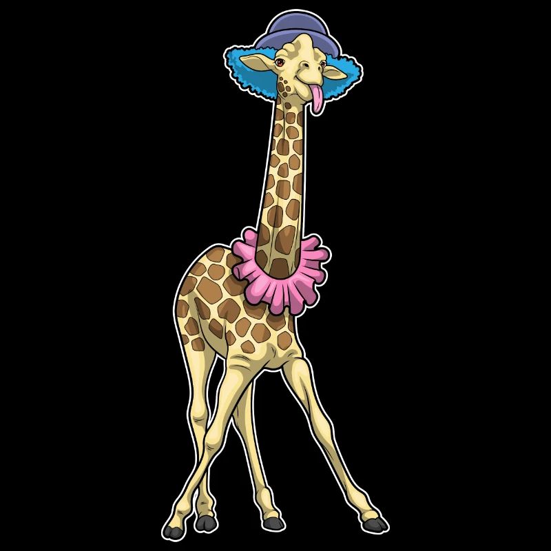 Clown girafe