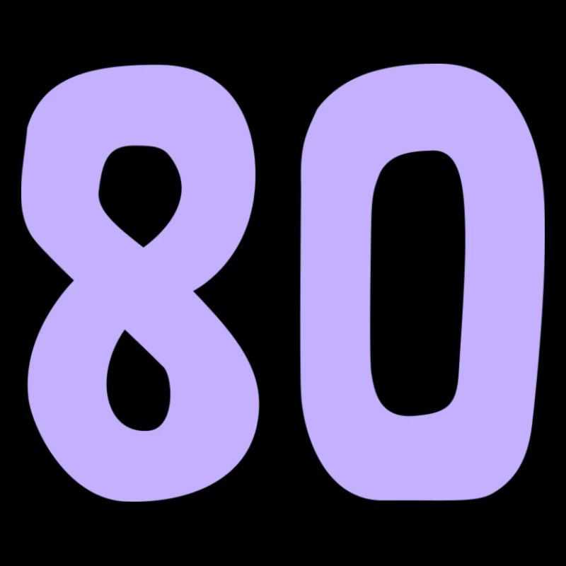 80. 80 YEARS. 80th ANNIVERSARY. 80TH BIRTHDAY.
