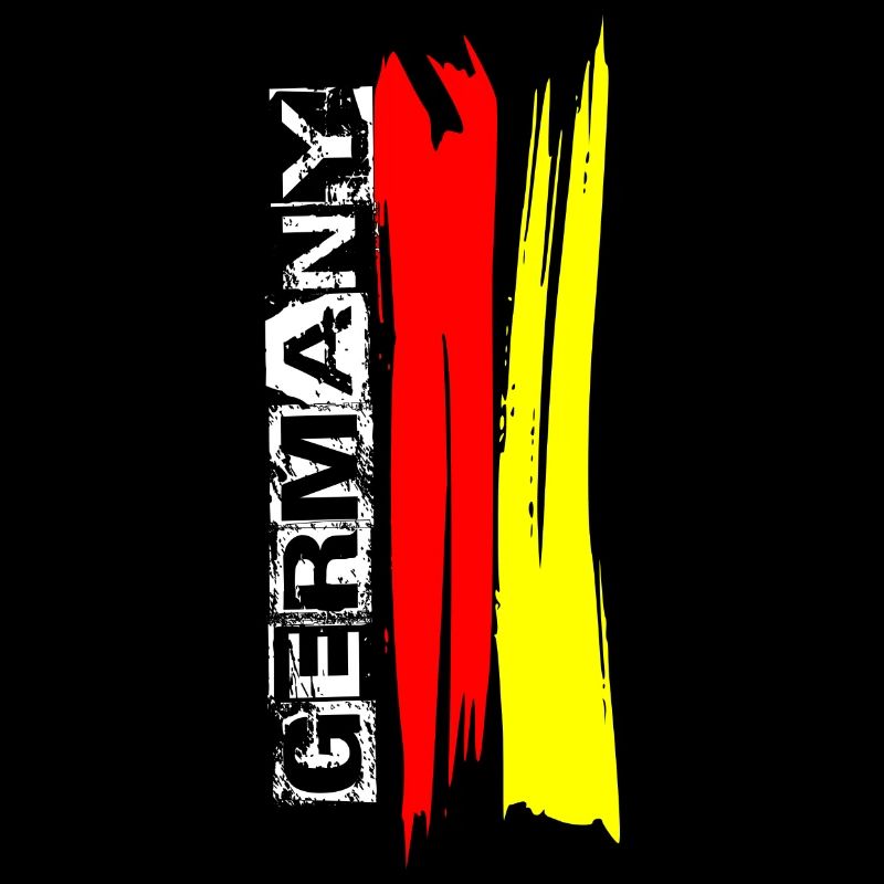 German Flag Brush Stripes
