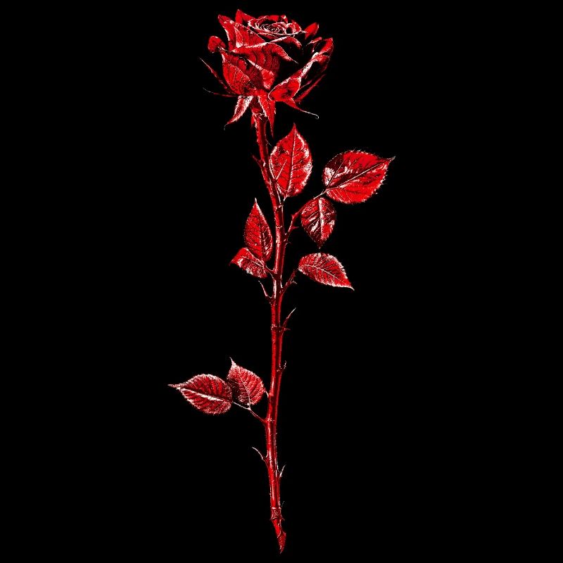 Illustration d’anémone rose pourpre