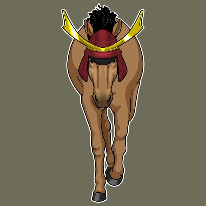 Pferd Samurai Kampfkunst