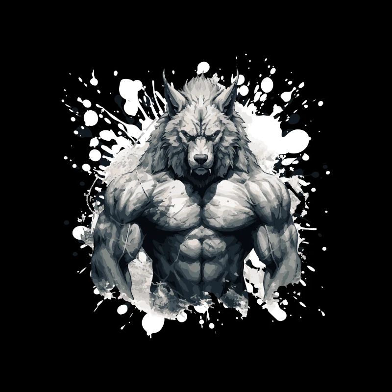 Wolf Muskeln