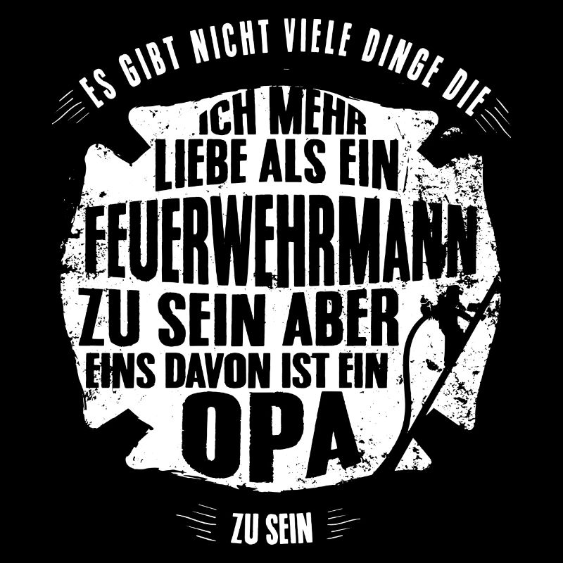 Feuerwehr Opa Tshirt