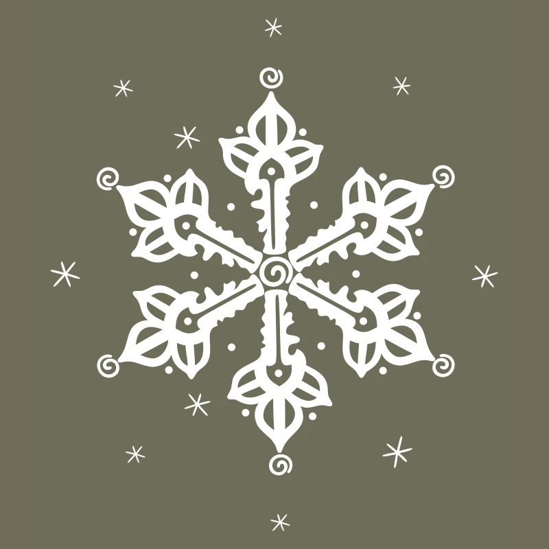 Flocon de neige Neige glacée d’hiver