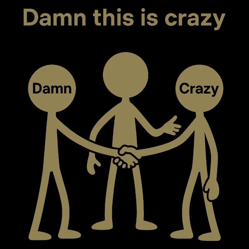 Weird Matchstick Man Gen Z Humor Irony