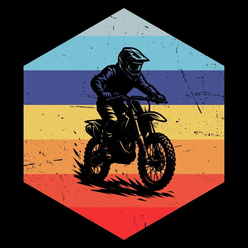 Message clair du motocross