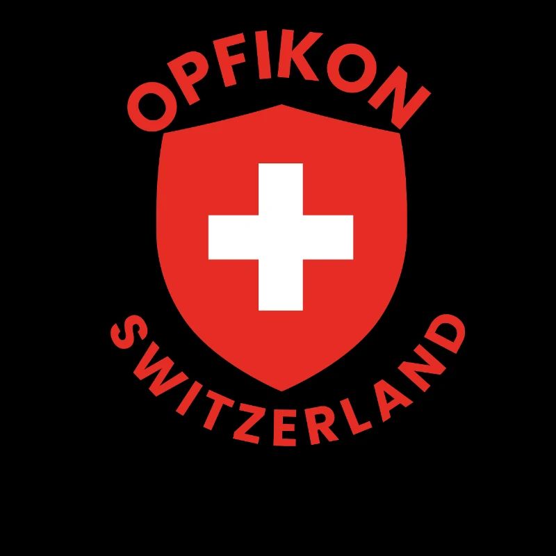 Opfikon Schweiz Schild-Logo