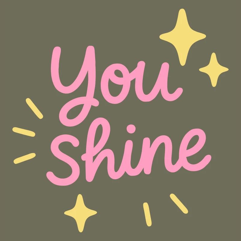 Du strahlst Positives