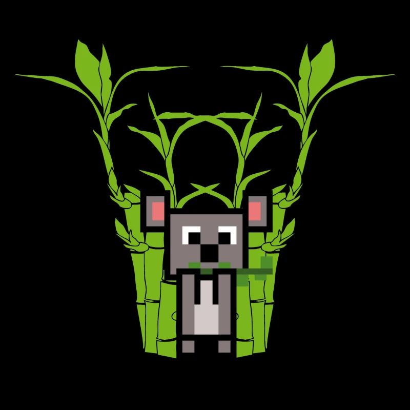 Koala frisst Bambus
