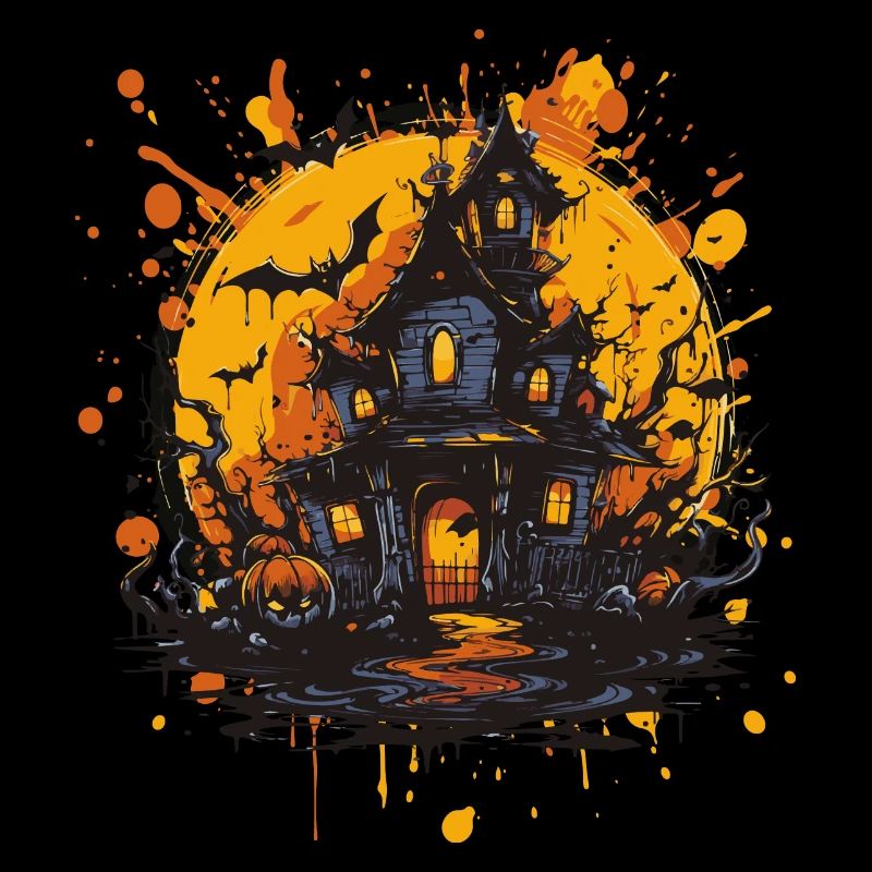 Maison hantée Halloween