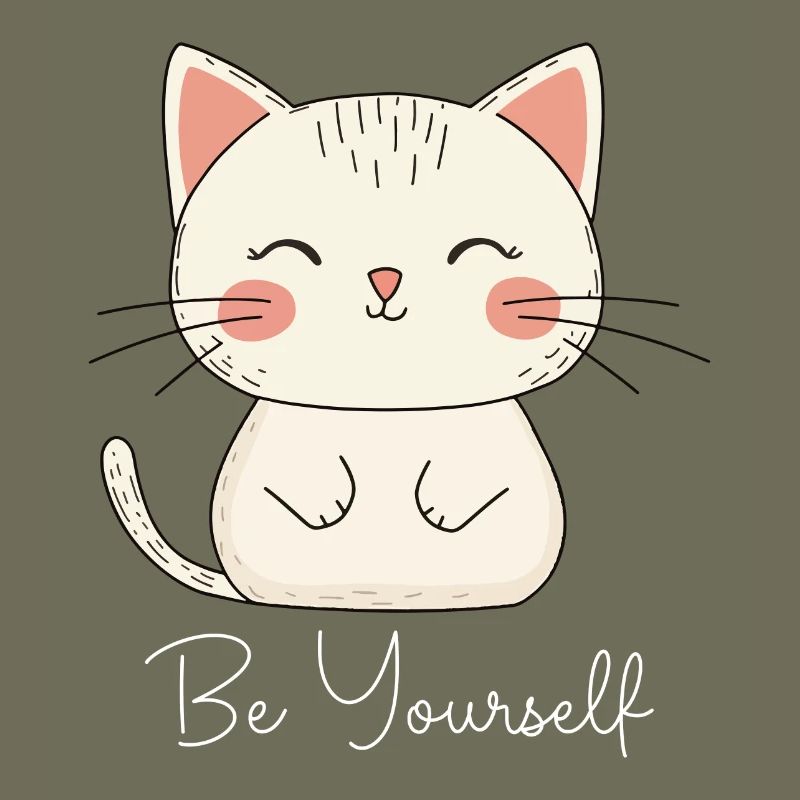 Chat Être Soi-même Amour Motivation
