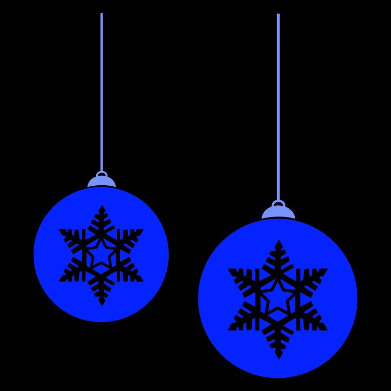 Christmas baubles star