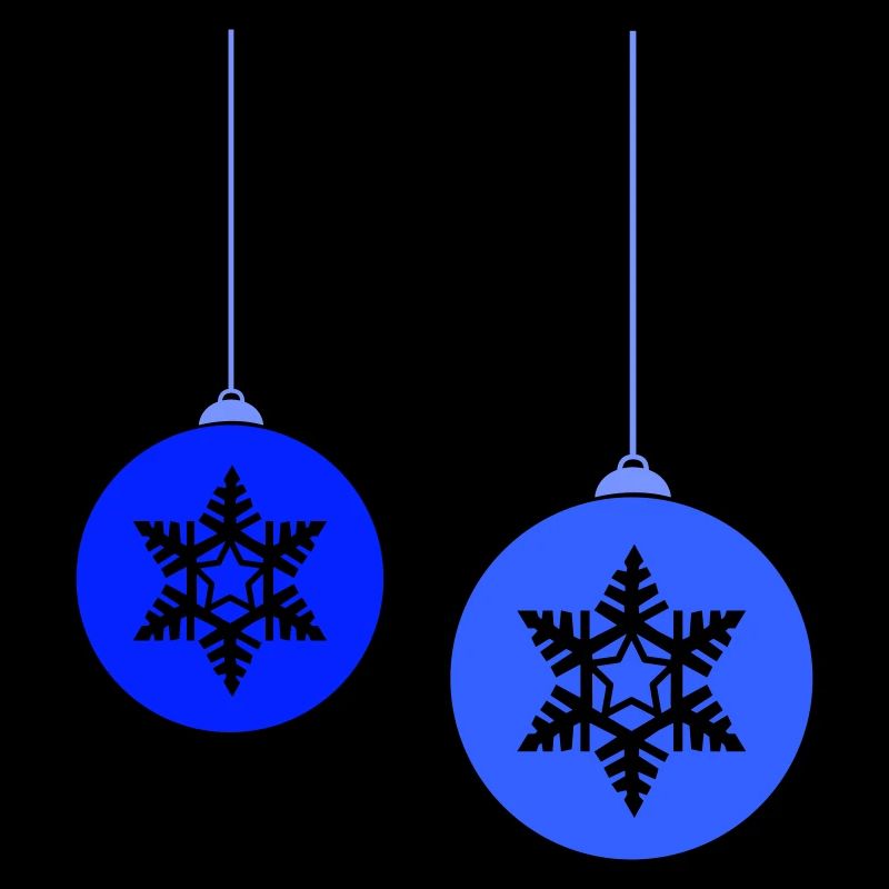 Weihnachtskugeln Stern frost