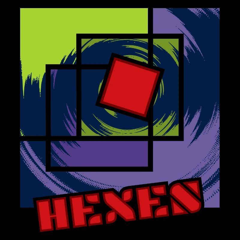 Abstract Rebel Squares
