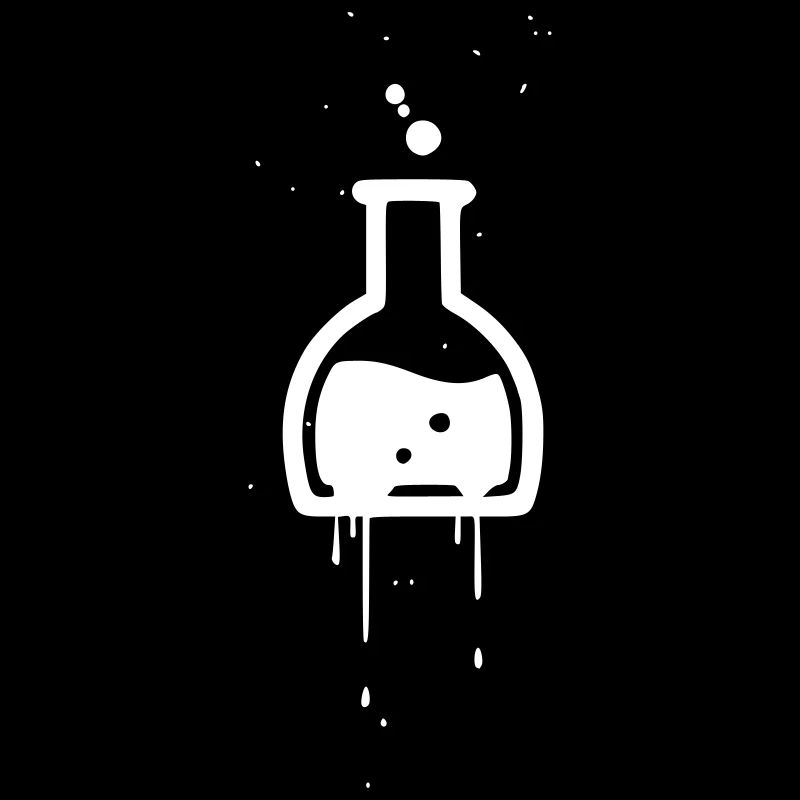 Gouttes de bouteilles de potion magiques