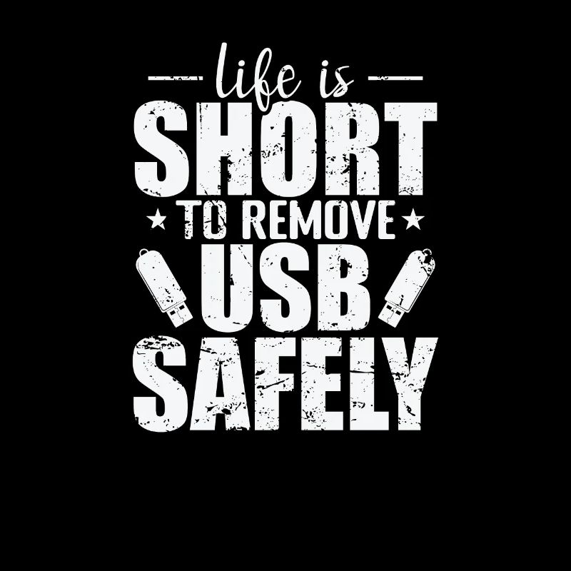 La vie est courte pour retirer un disque USB en toute sécurité