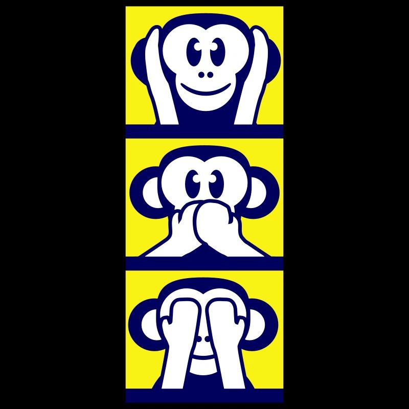 3 Wise Monkeys Hear Nothing Say See Monkey Fun