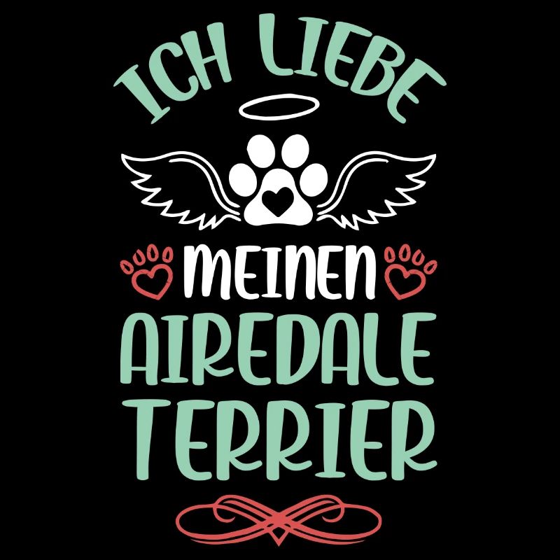 Ich Liebe Meinen Airedale Terrier
