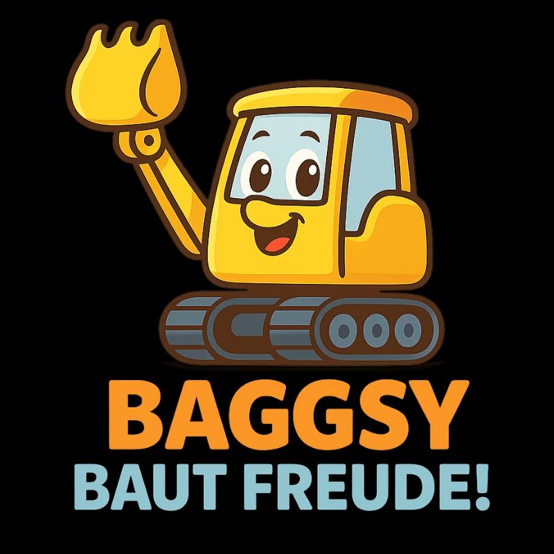 Excavator with a friendly face