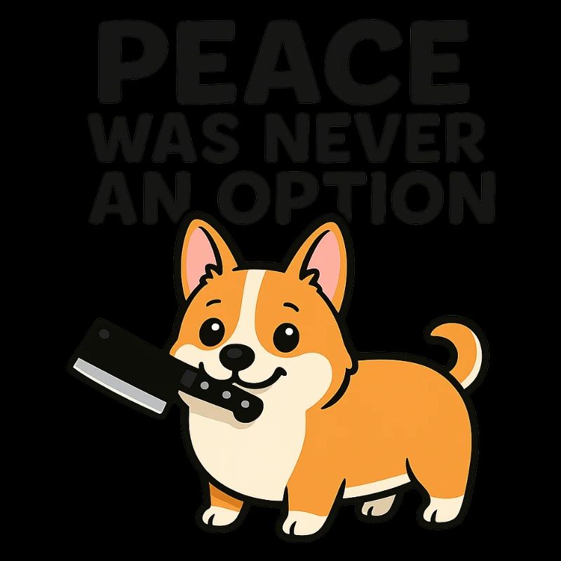 Peace Was Never an Option (Corgi)