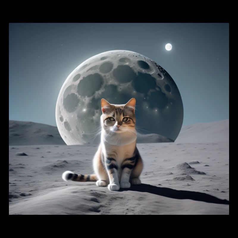 Cat on the Moon