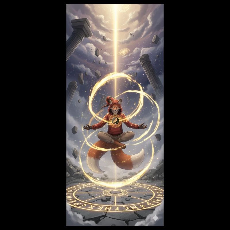 Glowing Rune Fox