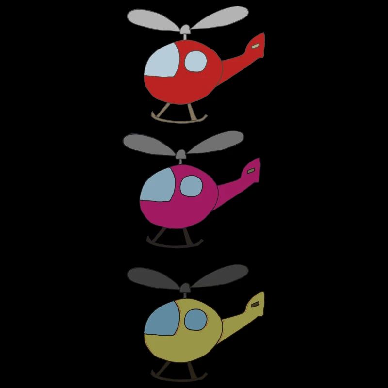 hubschrauber bunt