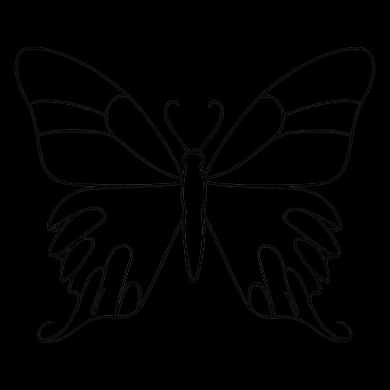 Lineart Schmetterling