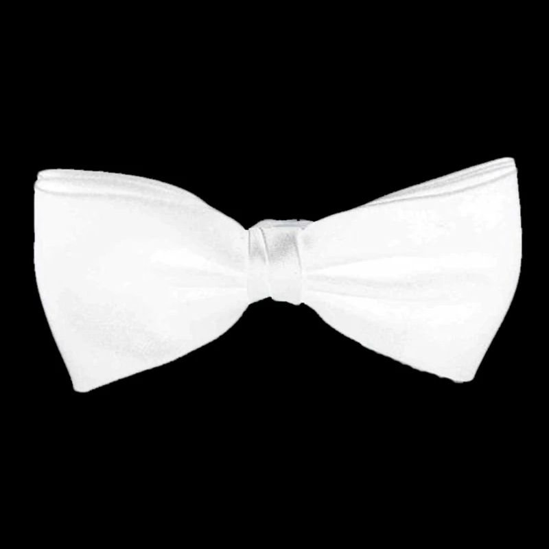 Faux Noeud Papillon blanc