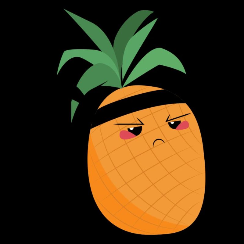 Ninja Pineapple - Fruity Warrior