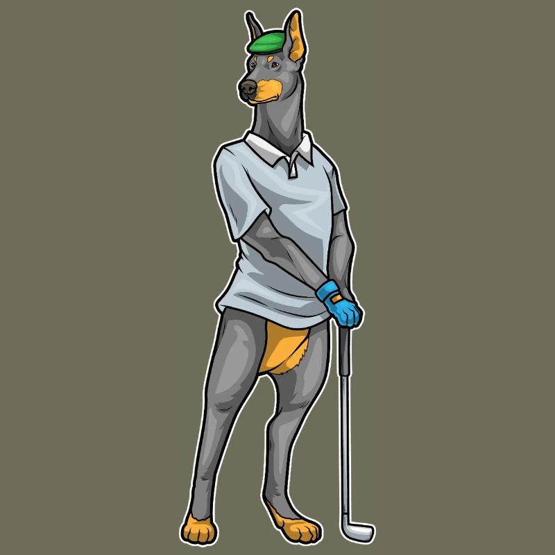 Dobermann Golf Golfschläger