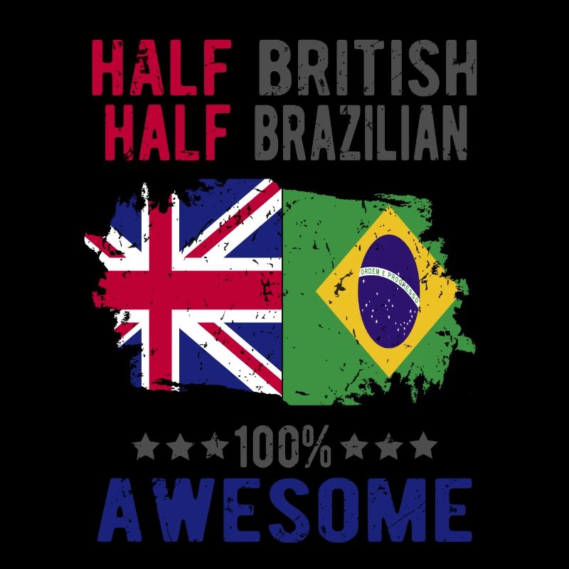 Moitié britannique moitié brésilien