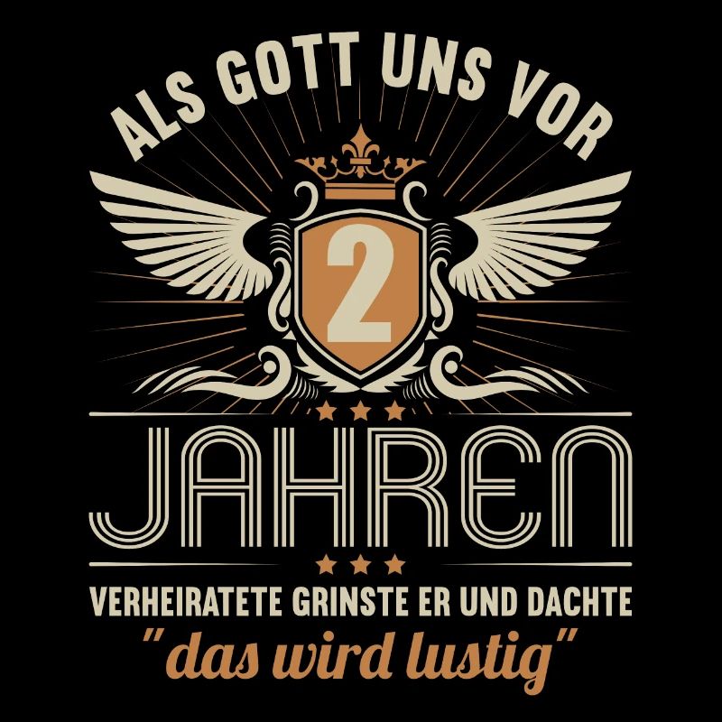 2 Jahre verheiratet wird lustig 2.Hochzeitstag