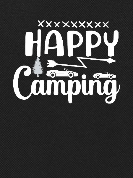 Glücklich campen Wandershirt