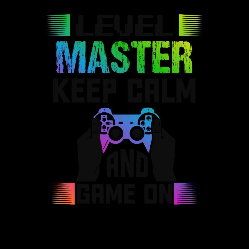 Level MASTER keep calm and game on