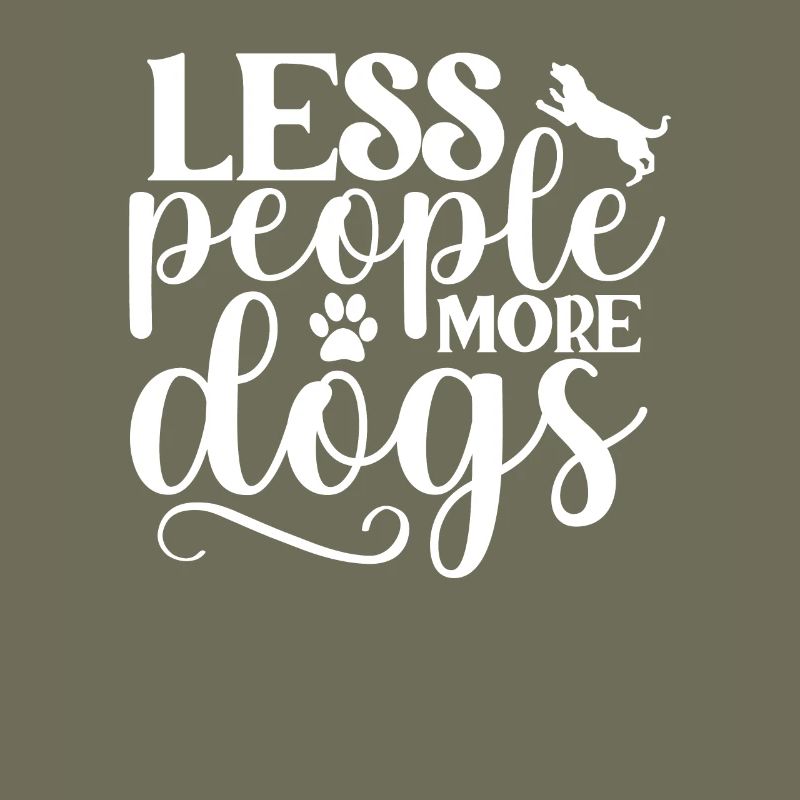 Moins de gens plus de chiens