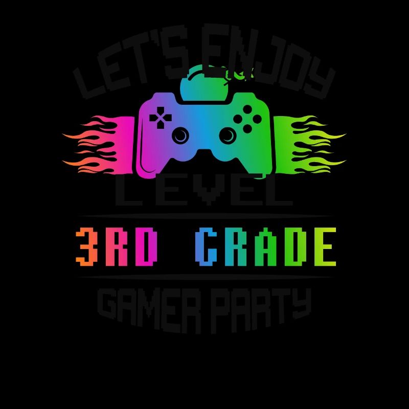 Level 3RD GRADE keep calm and game on