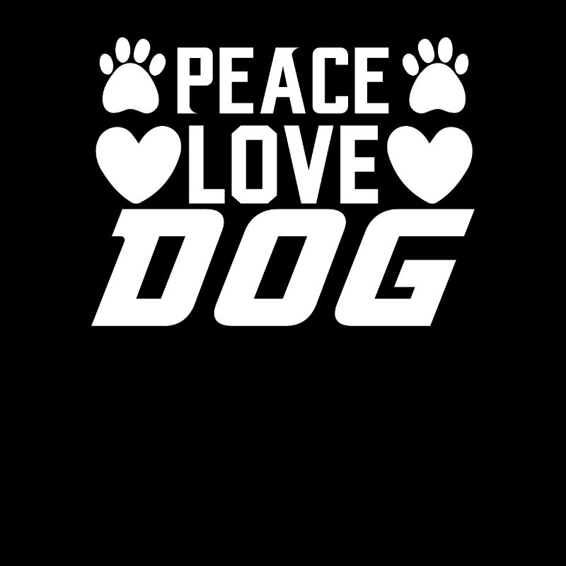 Frieden Liebe Hunde