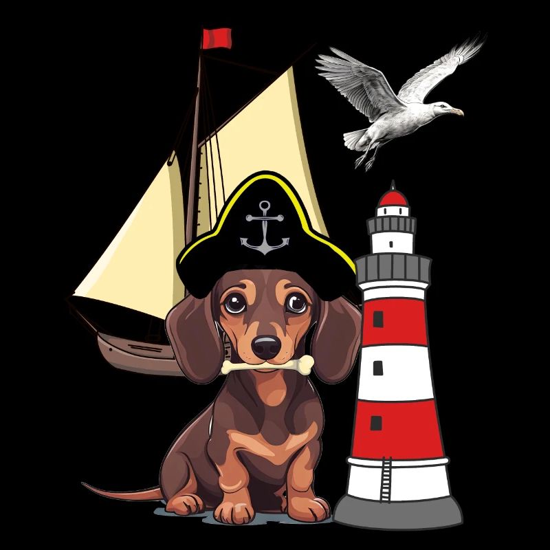 Teckel Chien Maritime