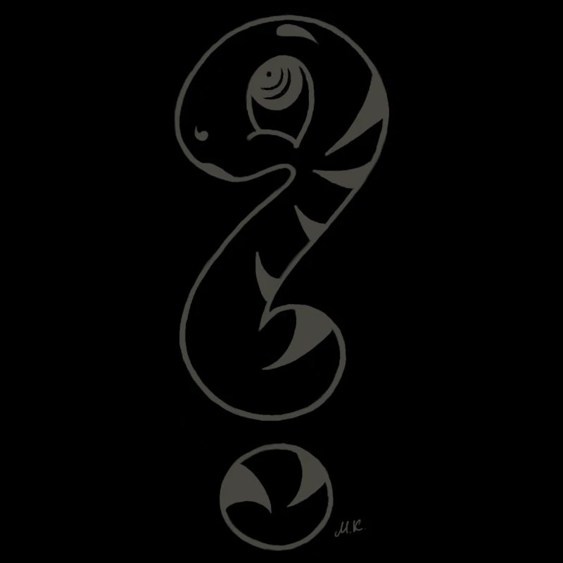 Point d’interrogation serpent
