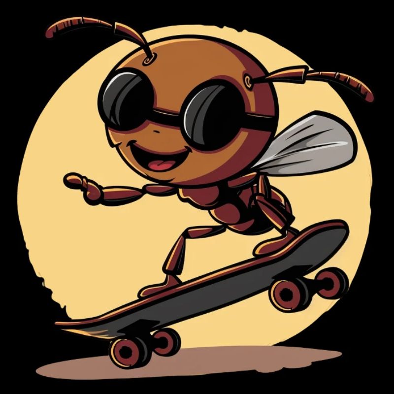 Ska Ant with Sunglasses