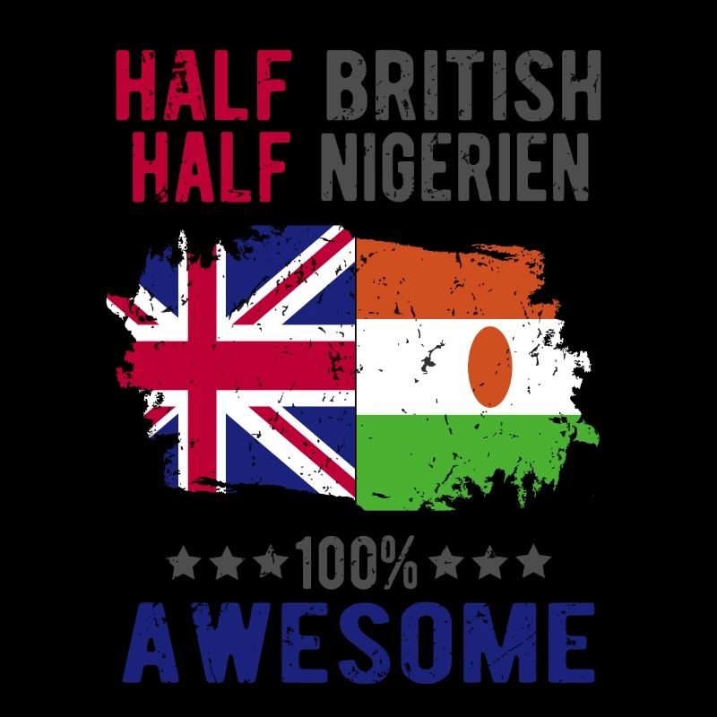 Moitié britannique moitié Nigrer