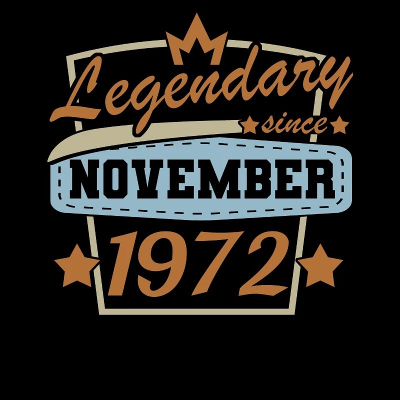 Legendary since November 1972 Retro sayings 50.