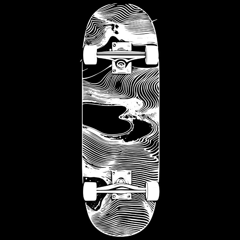Skateboard Skizze