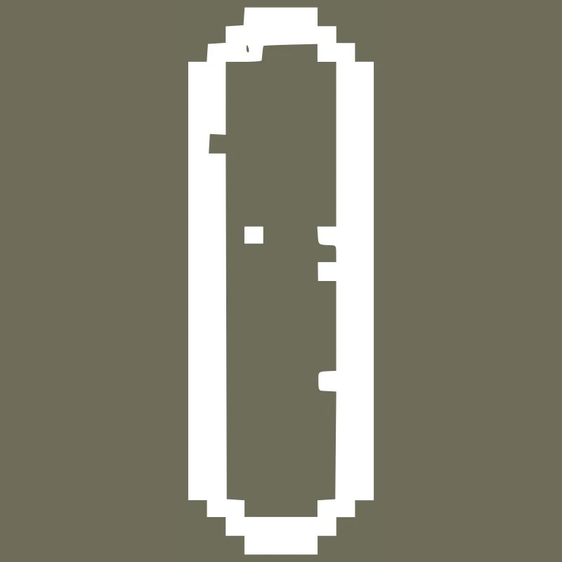 Icône de pixel de la bactérie bâton