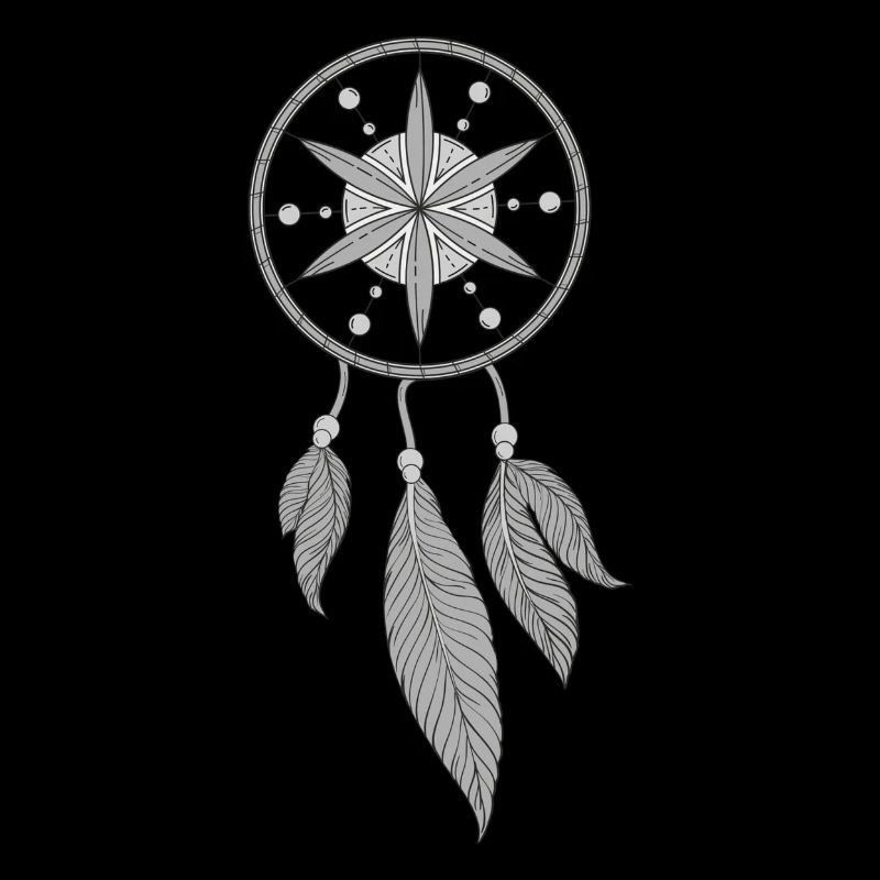 Grey Dream Catcher
