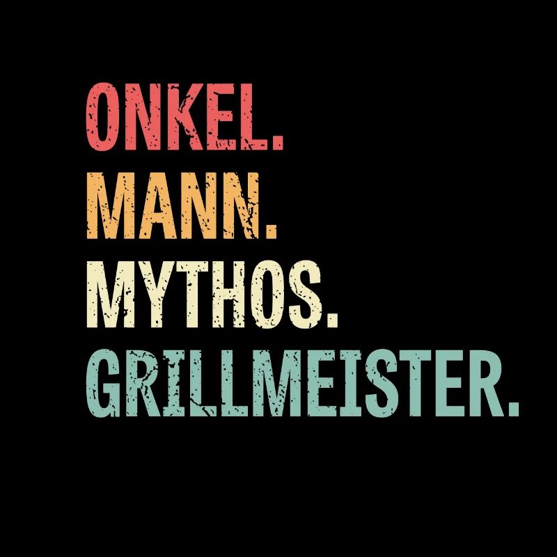 Onkel Mann Mythos Grillmeister Geschenk