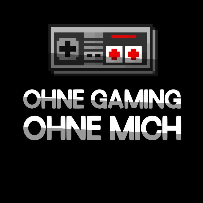 OHNE GAMING OHNE MICH + NES Controller - Gaming