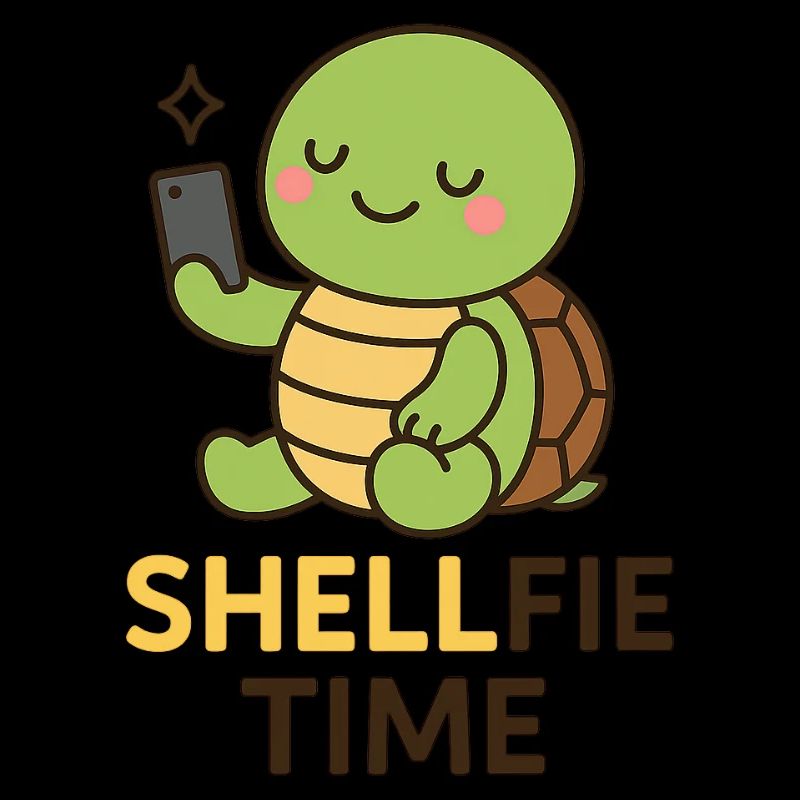 Shellfie Time – Süßes Schildkröten-Selfie